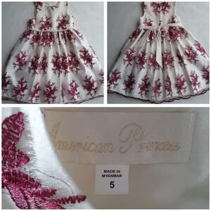 Beautiful Little Girl Dress Sz 5